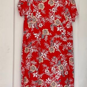 All season J Jill jersey knit dress